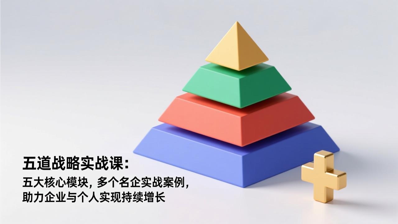 (17095期)五道战略实战课:五大核心模块,多个名企实战案例,助力企业与个人实现持续增长