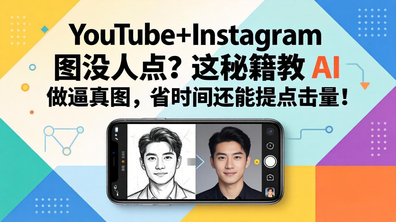 (17911期)YouTube+Instagram 图没人点?这秘籍教 AI 做逼真图,省时间还能提点击量