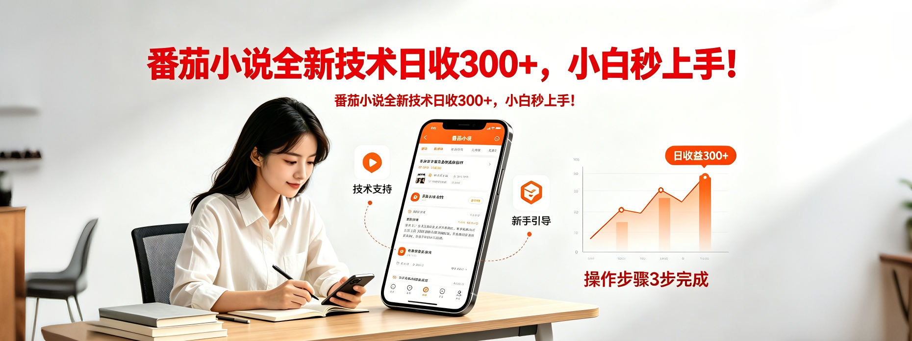 （18392期）番茄小说全新技术全新玩法！无脑日收300+
