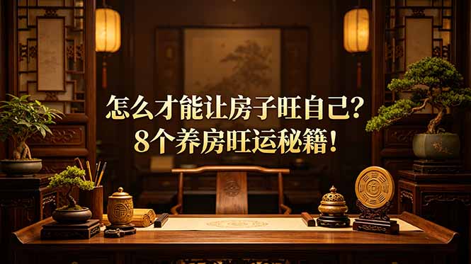 (19023期)付费文章:怎么才能让房子旺自己?8个养房旺运秘籍!
