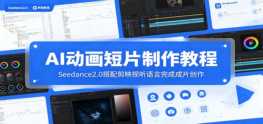 AI动画短片制作教程:Seedance2.0搭配剪映视听语言完成成片创作