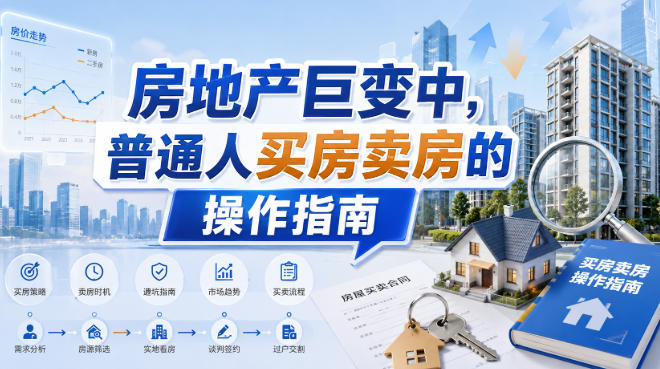 付费文章：房地产巨变中，普通人买房卖房的操作指南【上篇+下篇】