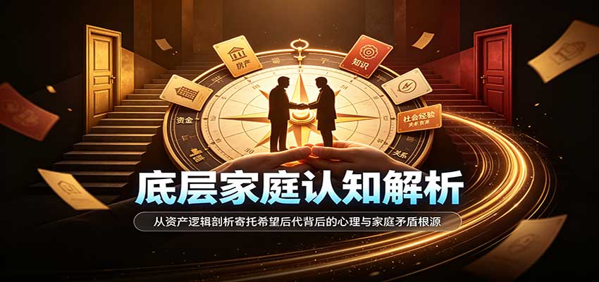 底层家庭认知解析:从资产逻辑剖析寄托希望后代背后的心理与家庭矛盾根源