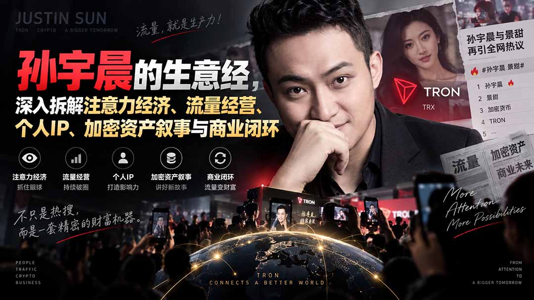 （20290期）某星球精华文章——孙宇晨的生意经，深入拆解注意力经济、流量经营、个人IP、加密资产叙事与商业闭环