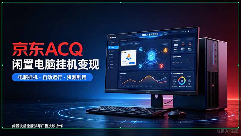 (21063期)京东ACQ是什么?闲置电脑挂机采集项目拆解