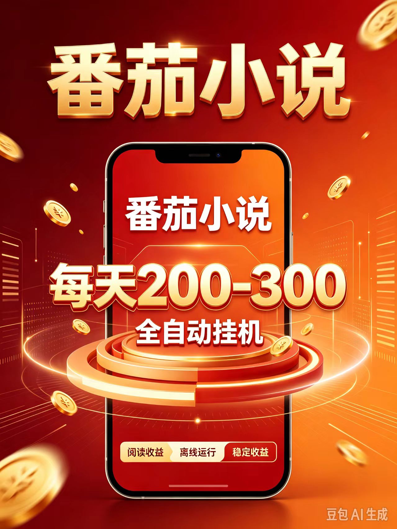 门槛极低的番茄全自动小说,日入200-300,项目非常火爆