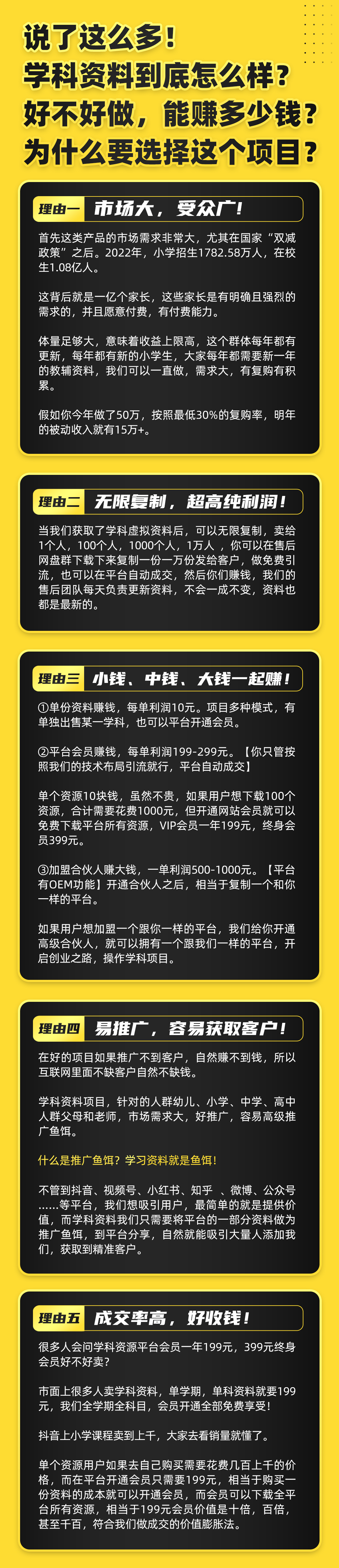 (5003期)2023最新k12学科资料变现项目:一单299双平台操作 年入50w(资料+软件+教程)